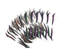 VALICLUD 40paires Autocollants Pour Eye-liner Bandes Invisibles Pour Contour Des Yeux Accessoires De Maquillage Outils De Beauté Pour Yeux