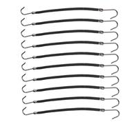 VALICLUD 40pièces Crochets pour Queue de Cheval Accessoires Cheveux Élastiques Serre-tête Pinces pour Coiffure Tresses Noir