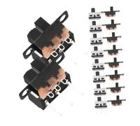 VALICLUD 40Pièces Jeu de Interrupteurs à Glissière Broches Micro Interrupteurs Verticaux pour Projets Électroniques