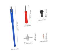 VALICLUD 43 pièces Outils de Démonte Valve Kit de Retrait et Installation de Tiges de Valve pour Pneus Tubeless Convient Aux Voitures et Camions Durable et Pratique
