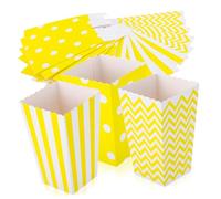 VALICLUD 48 pièces Boîtes Popcorn Papier Multicolores Jetables pour Snacks Popcorn Bonbons et Frites Contenants et pour