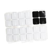 VALICLUD 48pièces Électrodes Réutilisables Sans Latex Plaquettes De Remplacement Pour Unité Lot De Compresses Auto-adhésives