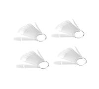 VALICLUD 4ensembles Fan Nail Display Palette De Pratique Pour Manucure Outils De Nail Art Transparente Faux Pour Pratiquer Et
