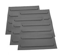 VALICLUD 4feuilles Lot De Briques Aveugles De Pavage Panneaux Aveugles Pour Jardin Planches De Trottoir Pratiques Pour Patio Autocollants De Sol Résistants à Eau