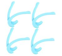 VALICLUD 4paires Crochets Extension Silicone Pour Masque Accessoires Pratiques Anti- Et Des Oreilles De Pression Bleu Usage Quotidien Extérieur