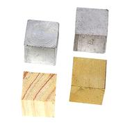 VALICLUD 4pièces Bloc De Cube Éléments Bloc De Cube De Bois Équipement Expérimentation Physique