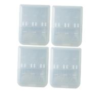 VALICLUD 4pièces Boîte De Rangement pour Têtes De Brosse à Dents Électriques Étui De Voyage pour Têtes De Brosse Récipient De Stockage Multi-usages