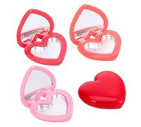 VALICLUD 4Pièces Boîte Forme De Cœur Contenants Cosmétique Rechargeables pour Fard à Joues Et Approvisionnement De Voyage Féminin