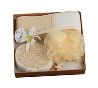 VALICLUD 4pièces Boule De Bain Éponge Naturelle Brosse De Bain Outils Nettoyage Corporel Femmes Hommes