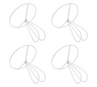 VALICLUD 4pièces Cadre Abat-jour Fer Support Filaire Robuste pour Lampe de Bureau Suspension et Lampe de Salon Accessoire Décoratif Pratique pour Bricolage
