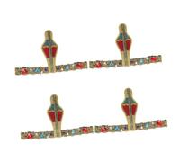 VALICLUD 4pièces Coiffe Égyptienne Serpent Accessoire De Cheveux Halloween Pour Déguisement De Reine Cléopâtre Décoration De Fête