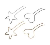 VALICLUD 4pièces Épingles à Cheveux Décoratives Lot De Pince à Chignon Fourche à Chignon Accessoires Cheveux Femme Bijoux Épingle Style Simple Couleur Design Classique