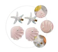 VALICLUD 4pièces Épingles à Cheveux Étoile De Mer Set De Épingles à Cheveux Pinces Quotidiennes Pour Femmes Et Filles