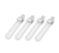VALICLUD 4pièces Lampe Uv Nail Art Tube De Séchage Manucure Professionnel Pour Gel Portable Et