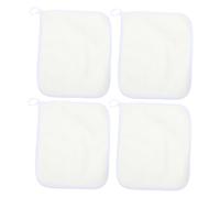 VALICLUD 4pièces Lingettes De Toilette Double Face Exfoliantes Pour Corps Visage Couleur Beige Utilisables Pour Homme Et Femme