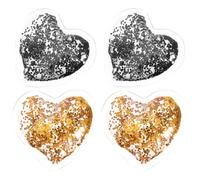 VALICLUD 4pièces Lot De Coussinets Rafraîchissants Gel Pour Yeux Forme Cœur Réutilisable Froides Pour Soins Beauté Des Yeux