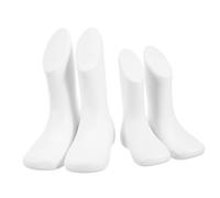 VALICLUD 4pièces Mannequin Réutilisables Pour Garçon Fille Modèles De Pied Pour Chaussures De Tout-petit Accessoires De Magasin