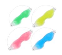 VALICLUD 4pièces Masque Gel Yeux Refroidissant Et Coussinets Chauds Pour Sommeil Et Relaxation Réutilisable Et Compact Apaisant Fatigue Et Poches Sous Les Yeux