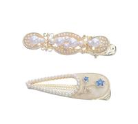VALICLUD 4pièces Mini Barrettes à Cheveux avec Motifs Floraux Pinces à Cheveux Vintage Baroques Adaptées pour Coiffures de Fête et Usage Quotidien