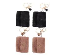 VALICLUD 4pièces Mini Portefeuille Femme avec Porte-clés Petit Sac à Monnaie Mignon Cartoon Poche à Pratique Et Élégante Accessoire pour Clés Et Petits Objets