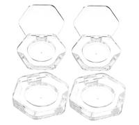 VALICLUD 4pièces Palettes De Fards à Paupières Vides Pour Cosmétiques Godets De Maquillage Réutilisables Pour Voyages Plateau De Fards à Paupières Modulable