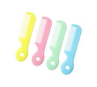 VALICLUD 4pièces Peigne De Douche Pour Garçon Fille Avec Massage Des Dents Rondes Lot De Bleu Rose Vert Jaune Né Et Garçon Fille