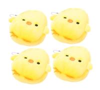 VALICLUD 4pièces Pochettes Forme De Petit Poussin Jaune à pour Pâques Accessoire Original Et Pratique