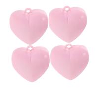 VALICLUD 4pièces Poids Pour Ballons Forme De Cœur Pendentifs Décoratifs Supports Pour Ballons à Hélium Accessoires Pour Showers Mariages Et Événements