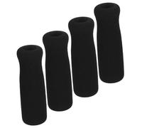VALICLUD 4pièces Poignées De Béquille Mousse Épaisse Antidérapantes Pour Seniors Grips Confortables Pour Cannes Et Aides Mobilité