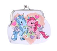 VALICLUD 4pièces Porte-Monnaie Licorne à Court pour Femmes Assorti pour Sorties Et Organisation Quotidienne
