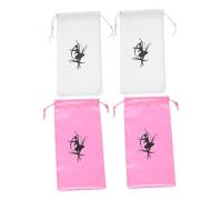 VALICLUD 4pièces Sac à Chaussures De Ballet avec Cordon De Serrage Sac à Chaussures De Danse Classique pour