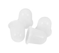 VALICLUD 4pièces Set De Ventouses Silicone Transparentes Outils De Massage Portable Avec Précis Pression Pour Thérapie Cupping Et Relaxation Corporelle