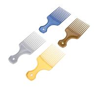 VALICLUD 4pièces Set Peignes à Dents Larges Avec Fourchettes Pour Cheveux Bouclés Démêlage Et Coiffage Outils Ergonomiques Pour Styles Classiques Homme Et Femme Ensemble Salon Et Usage Dome