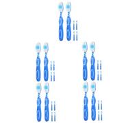 VALICLUD 5 Ensembles Brosse À Dents Miniature Pour Prison Lot De Brosse De Nettoyage Oral Ergonomique Poils Doux Pour Hygiène Milieu Carcéral 6 Pièces * 5