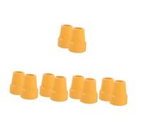 VALICLUD 5 Ensembles Conseils Sur Les Bâtons De Randonnée Robuste Remplacement Des Embouts De Bâtons De Randonnée Bouts De De Marche Conseils De Béquille Jaune Caoutchouc 2 Pièces * 5