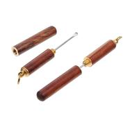 VALICLUD 5 Ensembles Cuillère À Oreille En Bois Écarts Suppression Aspirateur Nettoyeur Aspirateur Laveur Remover En Mode D'oreille Décapant De Cire De Cuillère D'oreille Brun 2 Pièces * 5