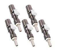 VALICLUD 5 Ensembles Mandrin Pneumatique Verrouillable pour Compresseur Embout Auto-bloquant Connexion Rapide pour Gonflage Pneus Voiture Vélo Camion avec Contrôle Précis et Installation
