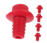 VALICLUD 5 pièces Bouchons Bouteille Silicone Forme de Chapeau Bouchon Vin Hermétique Antifuite Garde Bulles Réutilisable pour Vin et Boissons