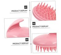 VALICLUD 5 pièces Brosse Massage Silicone Masseur Tête Souple pour Shampooing et Nettoyage Exfoliation Douce et Soin Capillaire Accessoires Mix Couleurs