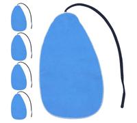 VALICLUD 5 Pièces Chiffon de Nettoyage pour Flûte et Saxophone, Velours | Bords Renforcés, Usage en Coulisse et Salles de Classe, Retire Eau et Traces, Limite Blocage