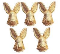 VALICLUD 5 Pièces Corsage de lapin rétro décor de lapin accessoires de lapin mignon épingle lièvre écharpe broche broche nouveauté broche goupille d'écharpe alliage Golden