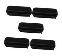 VALICLUD 5 Pièces De Voyage pour Brosses à Dents Porte-Brosse à Dents Mural Titulaire Support Magnétique Étui De Voyage à La Brosse à Dents Porte-Brosse à Dents Portatif Noir Eva