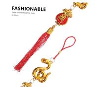 VALICLUD 5 Pièces Décoration an Chinois Ornements Serpent Feng Shui Pendentifs Suspendus Traditionnels pour Maison et Voiture