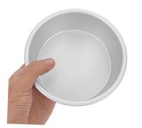 VALICLUD 5 pièces Lot de Moules à Gâteau Ronds Aluminium Anodisé Parfaits pour Mini Cakes Pizzas et Quiches Complet Facile à Nettoyer pour Réunions Familiales