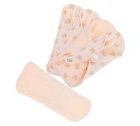 VALICLUD 5 pièces Serviettes Hygiéniques Réutilisables Coton Bio Lavables et Respirantes pour Femme Protection Menstruelle et Post-partum Absorbantes et Confortables