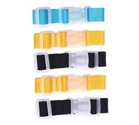 VALICLUD 5 pièces Set de Sangles de Fixation pour Bagages avec Boucles Suspendues Résistantes et Pratiques Ceintures Ajustables pour Valises Accessoires de Voyage Multifonctions
