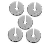 VALICLUD 5 Pièces Slotted Weight Blocks Metal Physics Experiment Tools For Middle School Science Labs With Smooth Polished Surface And Standardized Dimensions