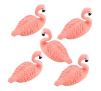 VALICLUD 5 Pièces Support de Pratique Ongles Résine Flamant Rose pour Débutants Outil de Maintien Ongles Falsifiés pour Affichage pour Nail Art DIY et Utilisation Salon Rose