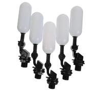 VALICLUD 5 pièces Vanne Flotteur Mini Pouce PE pour Remplissage Automatique Compatible Humidificateur Aquarium Machine à Glace Lot de Blanches