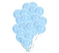 VALICLUD 50 pièces Ballons Latex Bleus Imprimés Motif Ciel pour Décoration Anniversaire Fête Fournitures Festives
